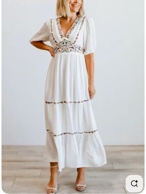 Santa Fe Embroidered Dress